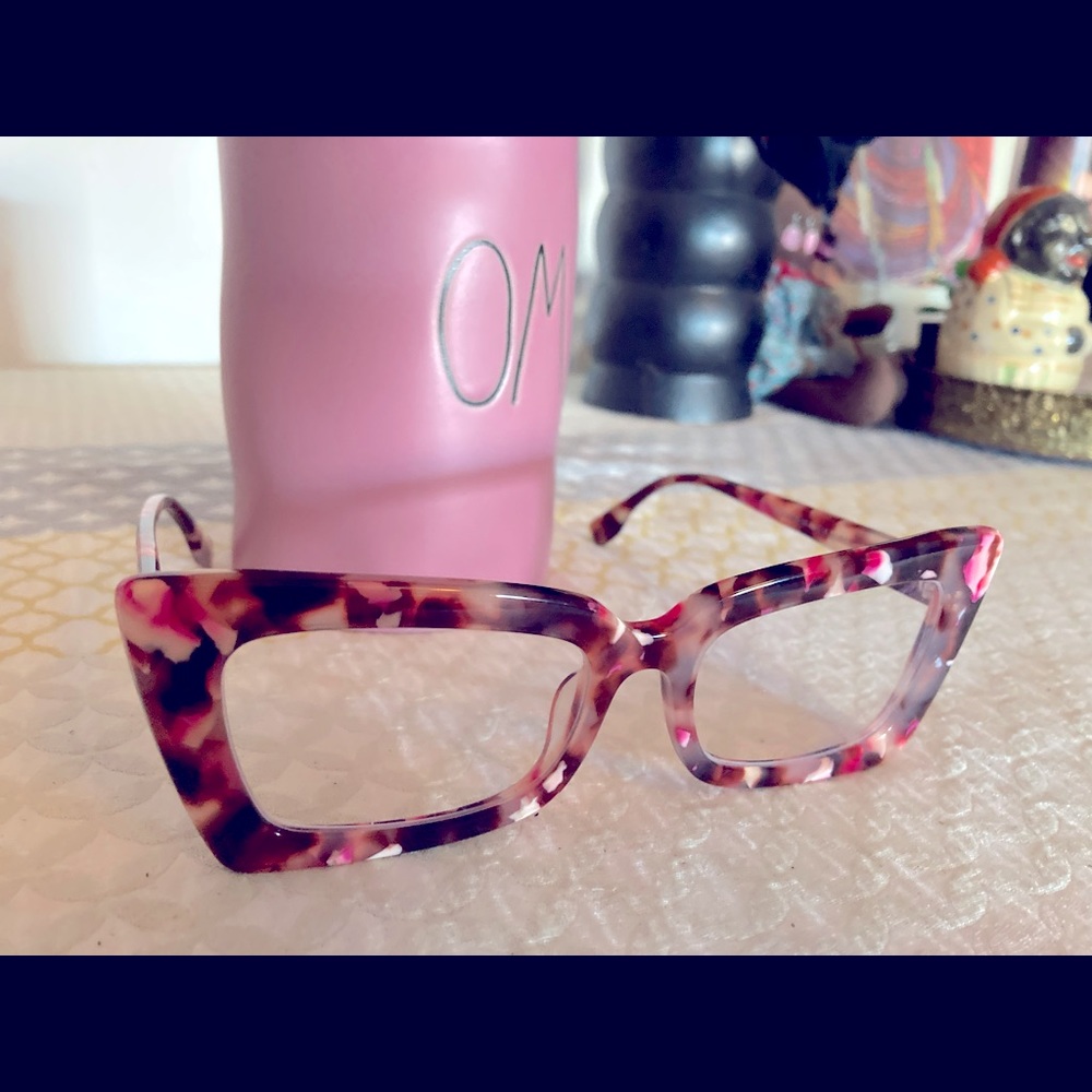 Red And Pink Tortoiseshell Frames.! - image 1